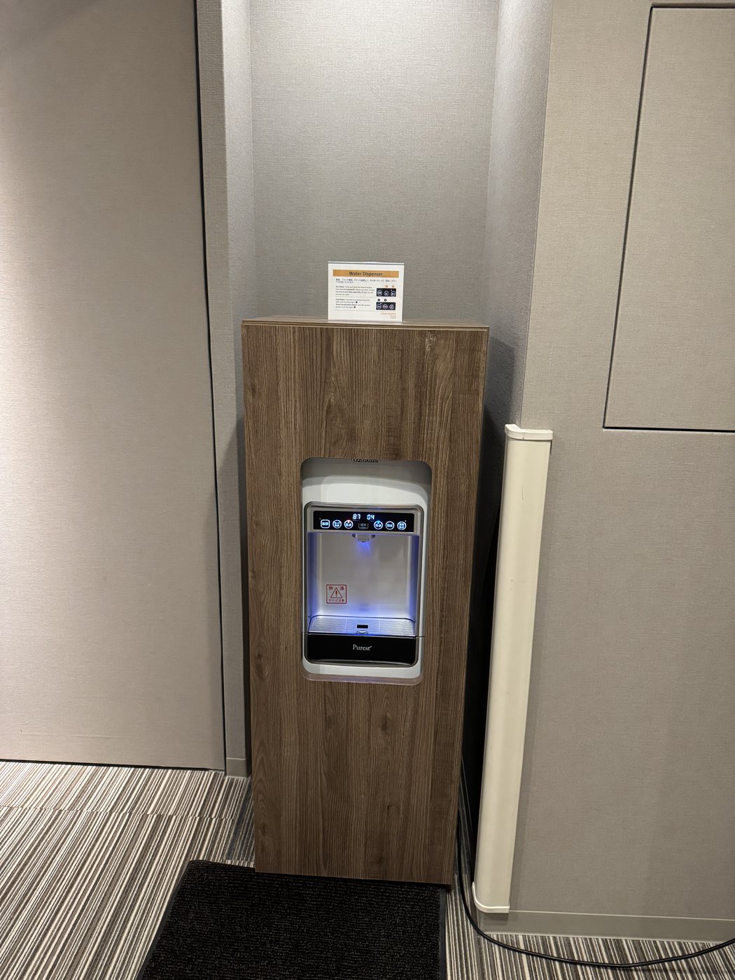 各階に設置されたウォーターサーバー