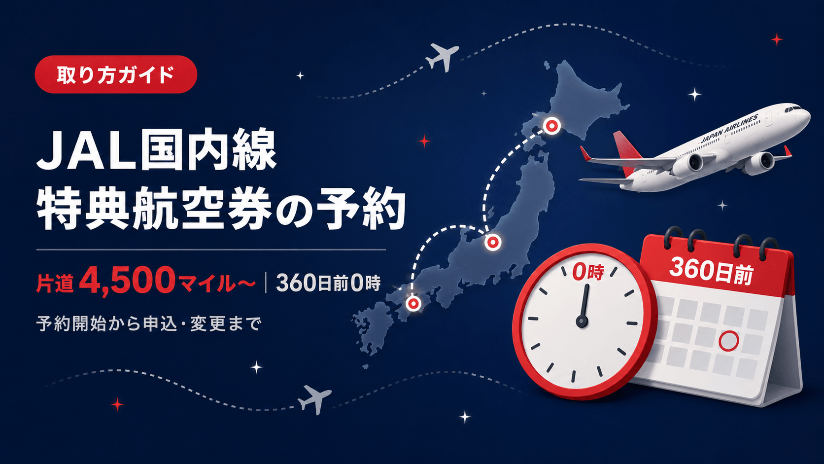 JAL国内線特典航空券の申し込み手順と予約の流れを解説